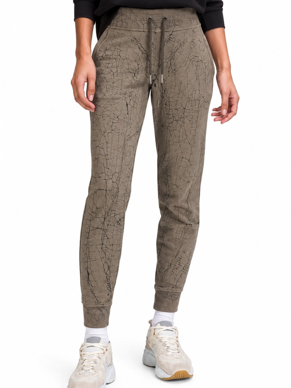 Lululemon Warm Down Joggers - Size 4 - 7/8 Length - Thread Dye Rover Black